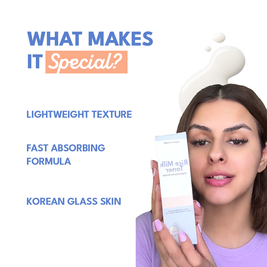 Rice Milk Toner: Brightening formula