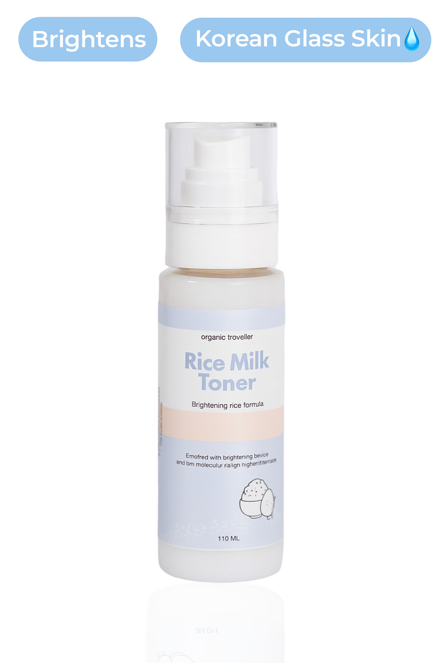 Rice Milk Toner: Brightening formula