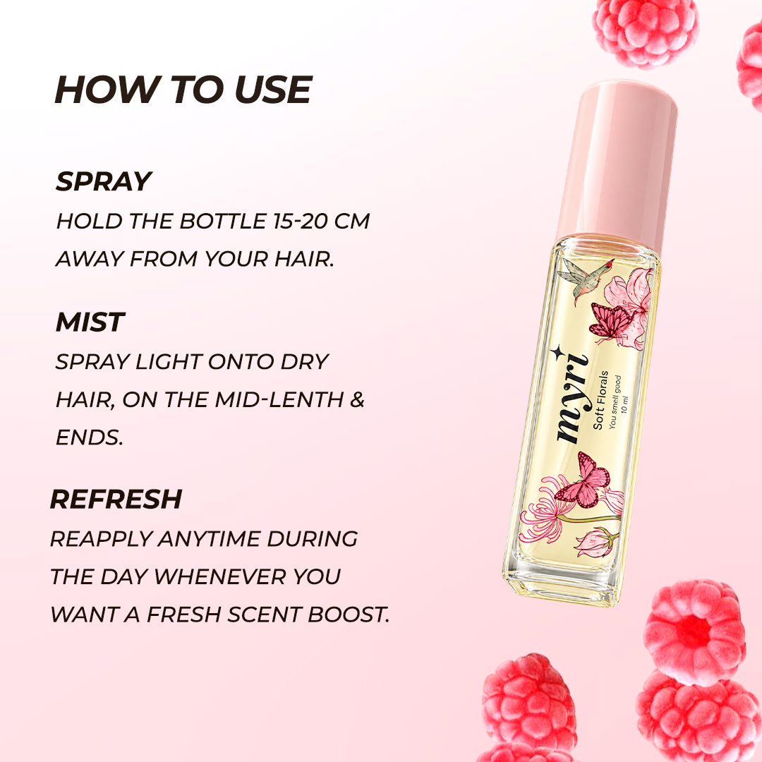 Myri Soft Florals Hair Perfume 10 ML
