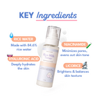 Rice Milk Toner: Brightening formula