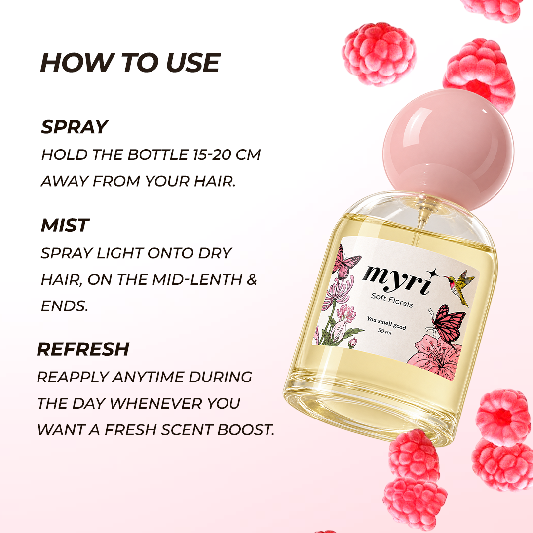 Myri Soft Florals Hair Perfume 50 ML