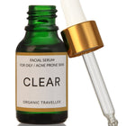 Clear: Acne clearing serum - Organic Traveller Skincare 